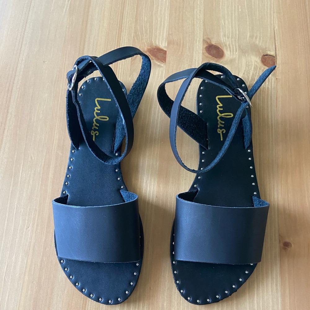 Lulus black sandals